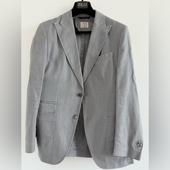 Elegant Gray Men's Blazer